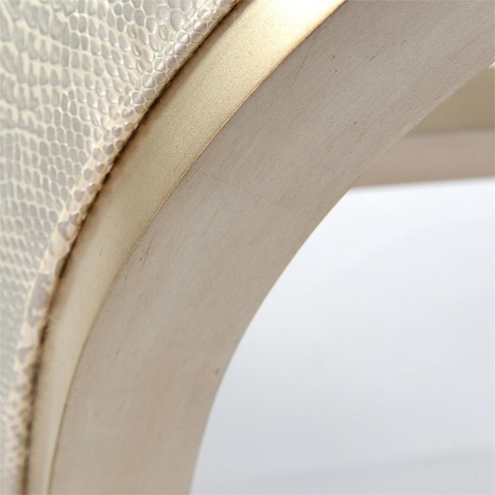 Aintree Curved Bench - Grey