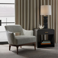 Alternate view of Drayen Sculpture, featuring matte finish, ceramic, and freestanding tabletop sculpture.