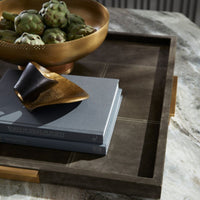 Additional view of Drayen Sculpture in white, featuring matte finish and freestanding tabletop sculpture.