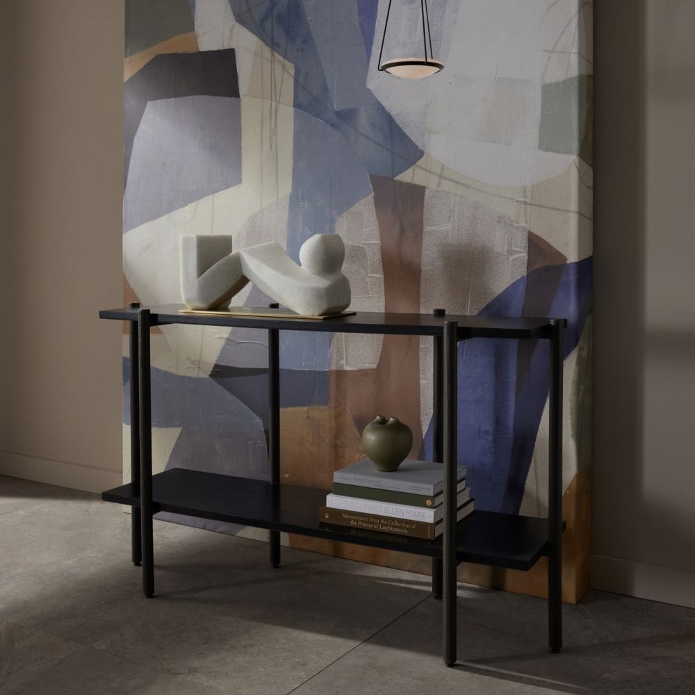 Alternate view of Deveraux Sculpture in off-white and cream.