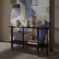 Alternate view of Deveraux Sculpture in off-white and cream.