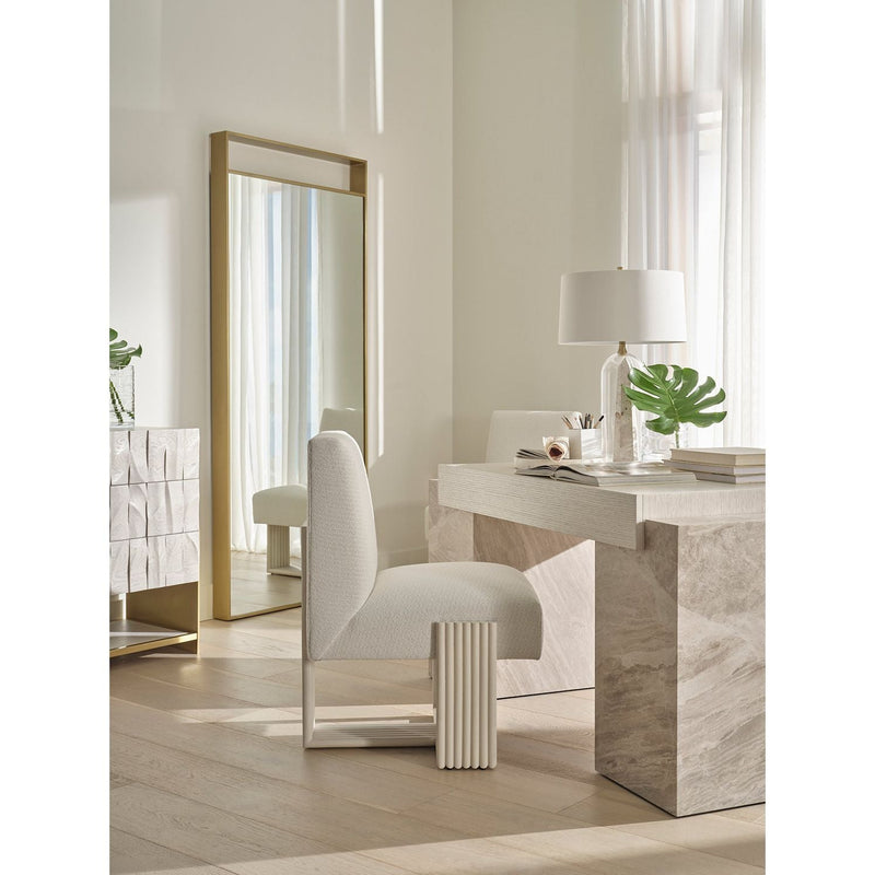 Alternate view of Pacifica Floor Mirror, featuring metal, mirror glass, and full-length floor mirror.