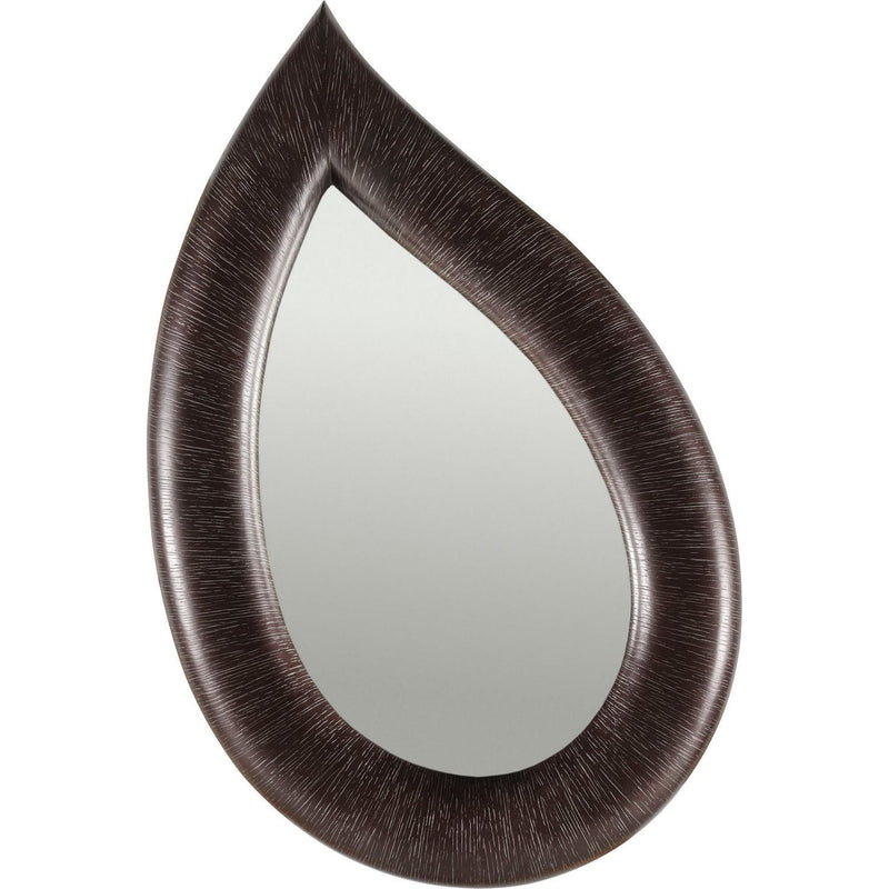 Pax Mirror, shown in dark brown and espresso with wood, glass, and wall-mounting hardware implied.