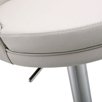 Carter Barstool.-Whiteline Modern Living-WHITELINE-BS1715P-SLV/LGRY-Bar Stools-4-France and Son