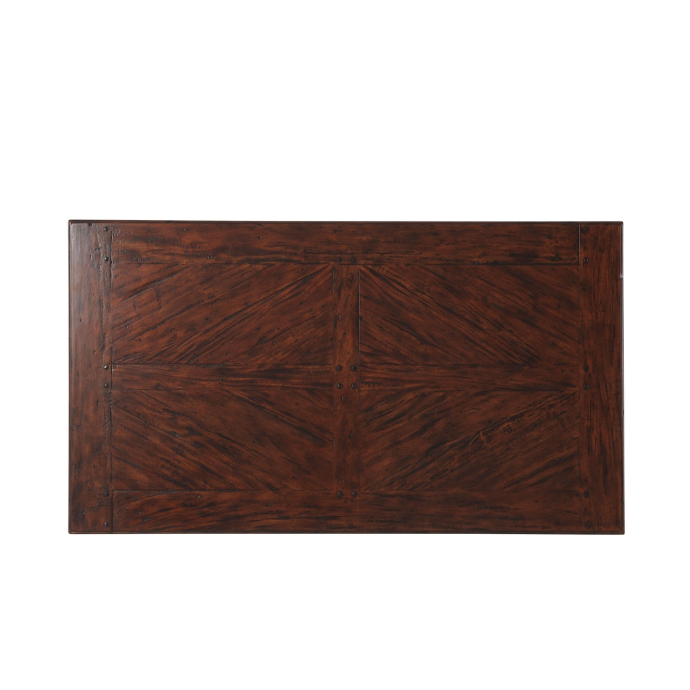 Alternate view of The Great Hall Cocktail Table in dark brown and espresso.