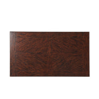Alternate view of The Great Hall Cocktail Table in dark brown and espresso.