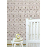 Alternate view of Stitched Wallpaper, featuring matte finish, paper, nonwoven wallpaper, and wall-covering sheet goods.