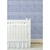Additional view of Stitched Wallpaper in light gray and soft beige, featuring matte finish and wall-covering sheet goods.