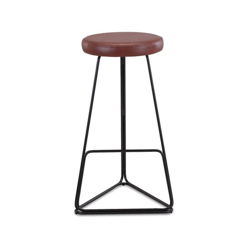 Delta Bar Stool-M.A.D. Design-STOCKR-MAD-G50B-BL-BRPU-Bar StoolsBrown-1-France and Son