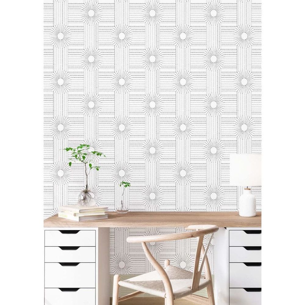 Alternate view of Wacker Wallpaper, featuring matte finish, wallpaper, paper, and full-wall surface covering.