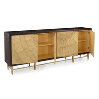 Sideboards & Credenzas Radiate Sideboard - Gold