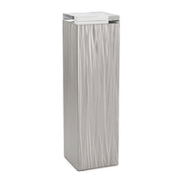 Pedestals Lucena Brushed Stainless Steel Pedestal II - Grey