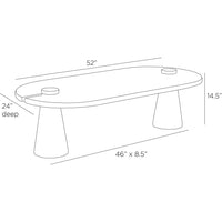 Calinda Coffee Table - Brown