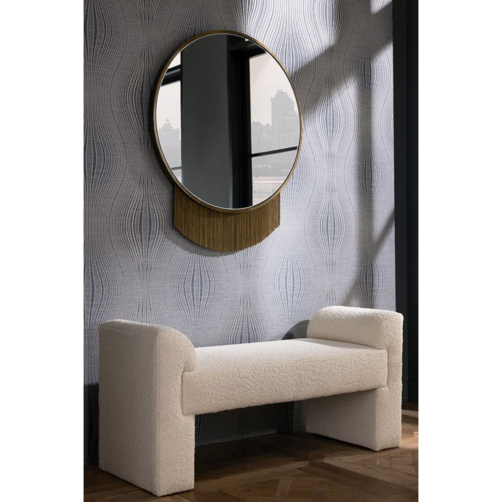 Benches Lyanna Bench Cream Sherpa - Beige