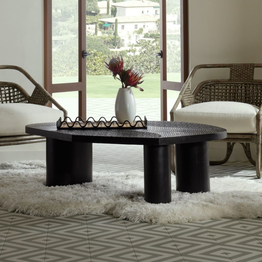 Alternate view of Alaric Coffee Table, featuring matte finish, wood, and low coffee-table height.