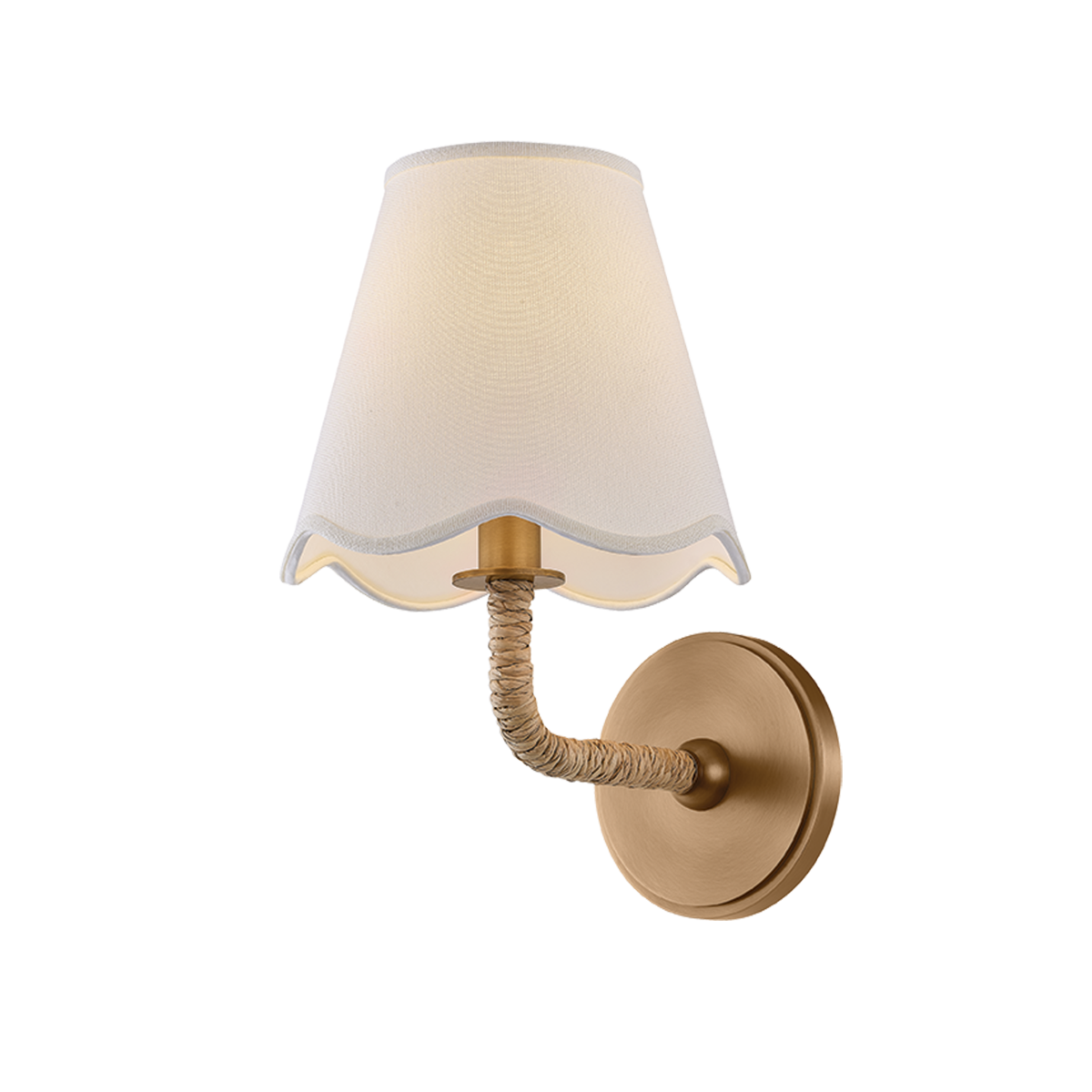 Olia Wall Sconce - Patina Brass