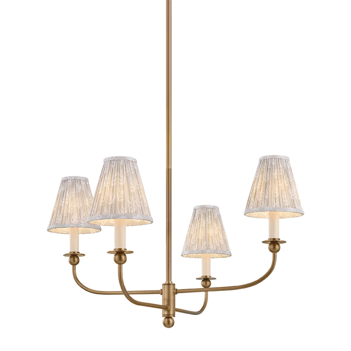 Ryle Chandelier - Patina Brass
