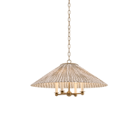 Isla Chandelier - Patina Brass