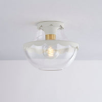 Flush Mounts Alaina 1 Light Semi Flush