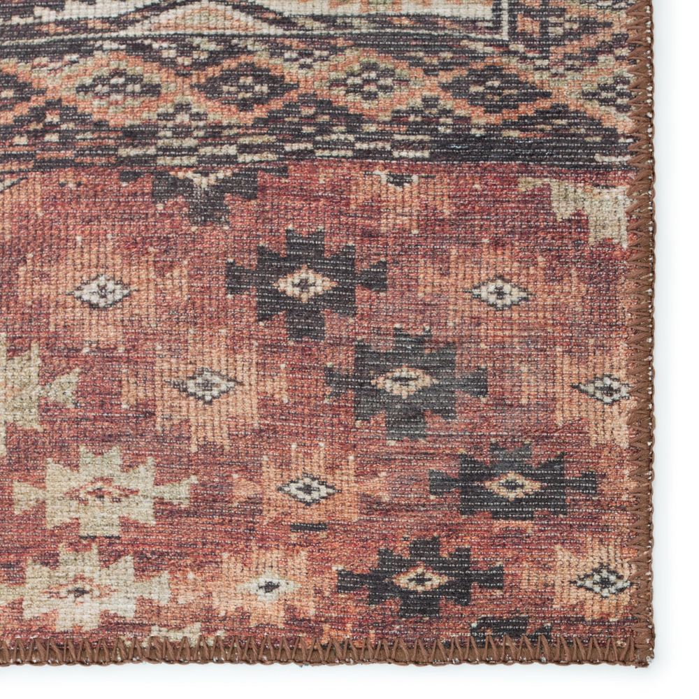 Runners Rosenheim Lester + Minerva Tribal Brown/ Terracotta Runner Rug (2'6"X10')
