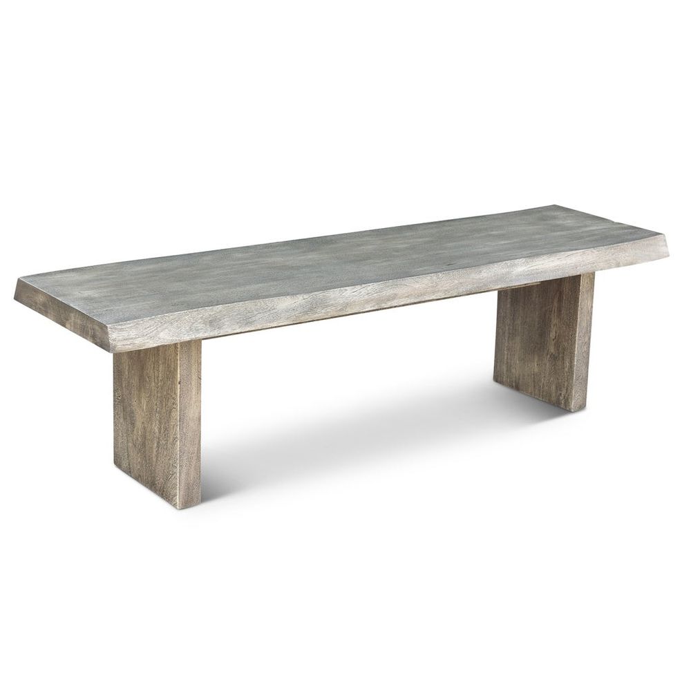 Brooks Bench-Urbia-URBIA-IL-BRO-BENCH-065GY-Benches65"-Sandblasted Grey-2-France and Son