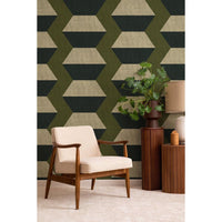 Infinity Blocks Wallpaper-Mitchell Black-MITCHB-WC419-BH-PM-10-Wall PaperPatterns Blue Horizon-Premium Matte Paper-6-France and Son