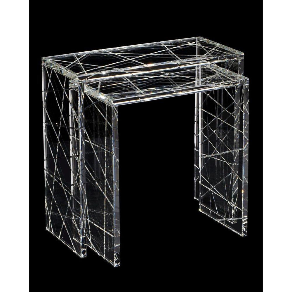 Side Tables Crystal Nesting Table - Clear