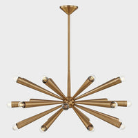 Keanu Chandelier - Patina Brass