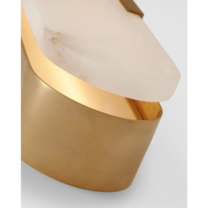 Additional view of Margareth 20" Elongated Sconce in cream and ivory.