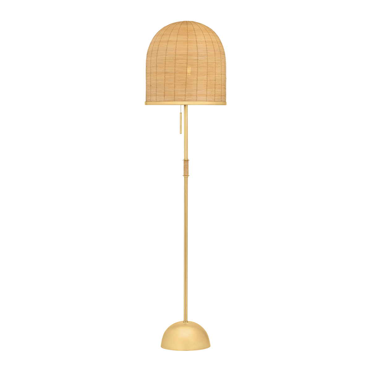 DARFIELD Floor Lamp - Aged Brass
