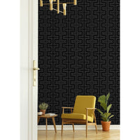Alternate view of Halsted Wallpaper, featuring matte finish, paper, and wall-covering sheet goods.