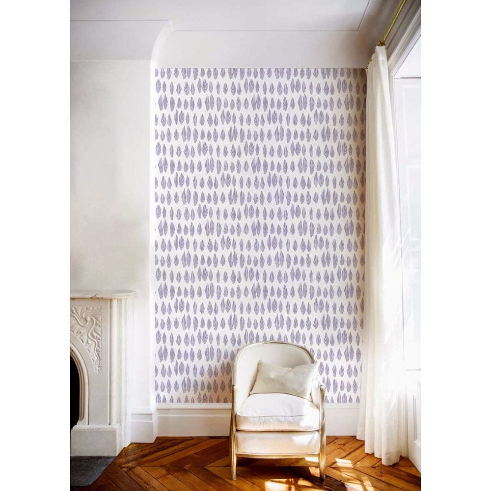 Alternate view of Cascade Wallpaper, featuring matte finish, paper, and 6.78 inch vertical pattern repeat.