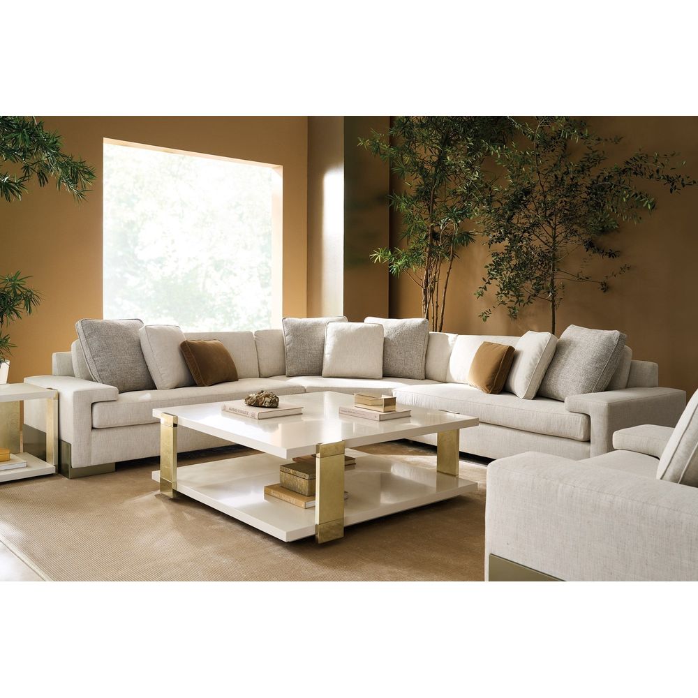 Side Tables Cornerstone End Table - Off White, Silver, Gold