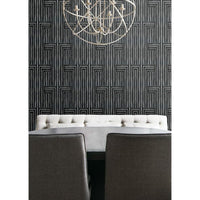 Alternate view of Chiseled Wallpaper, featuring matte finish, wallpaper, paper, and wall-applied covering.