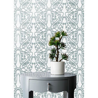 Vineyard Wallpaper-Mitchell Black-MITCHB-WC403-1-PM-10-Wall DecorPatterns Black-Premium Matte Paper-14-France and Son