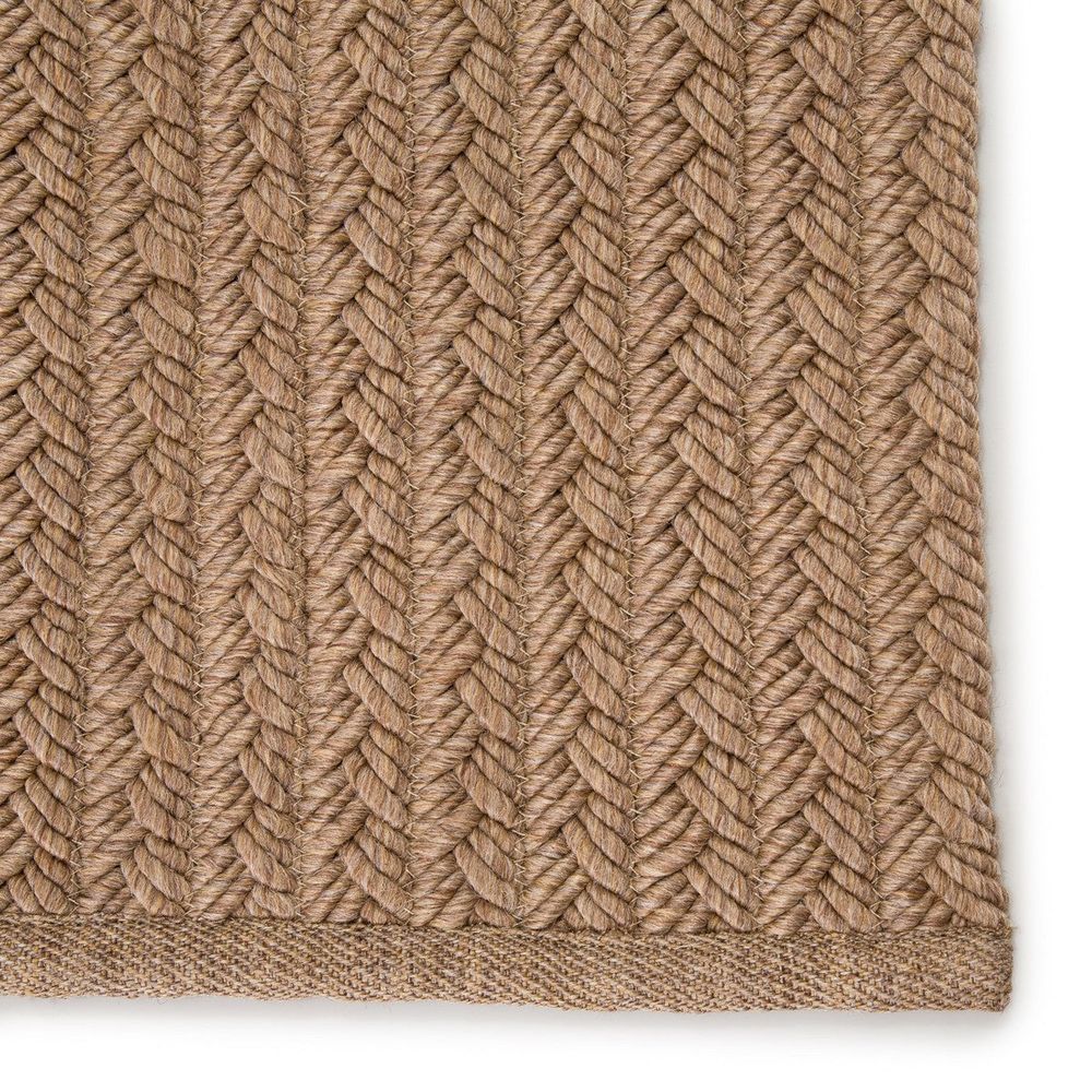 Outdoor Rugs Malik Solid Tan Area Rug (6'X9')