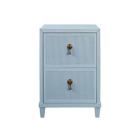 Novalie Two Drawer Side Table