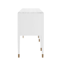 Eave II Sideboard with Stone Top-Uplifting White