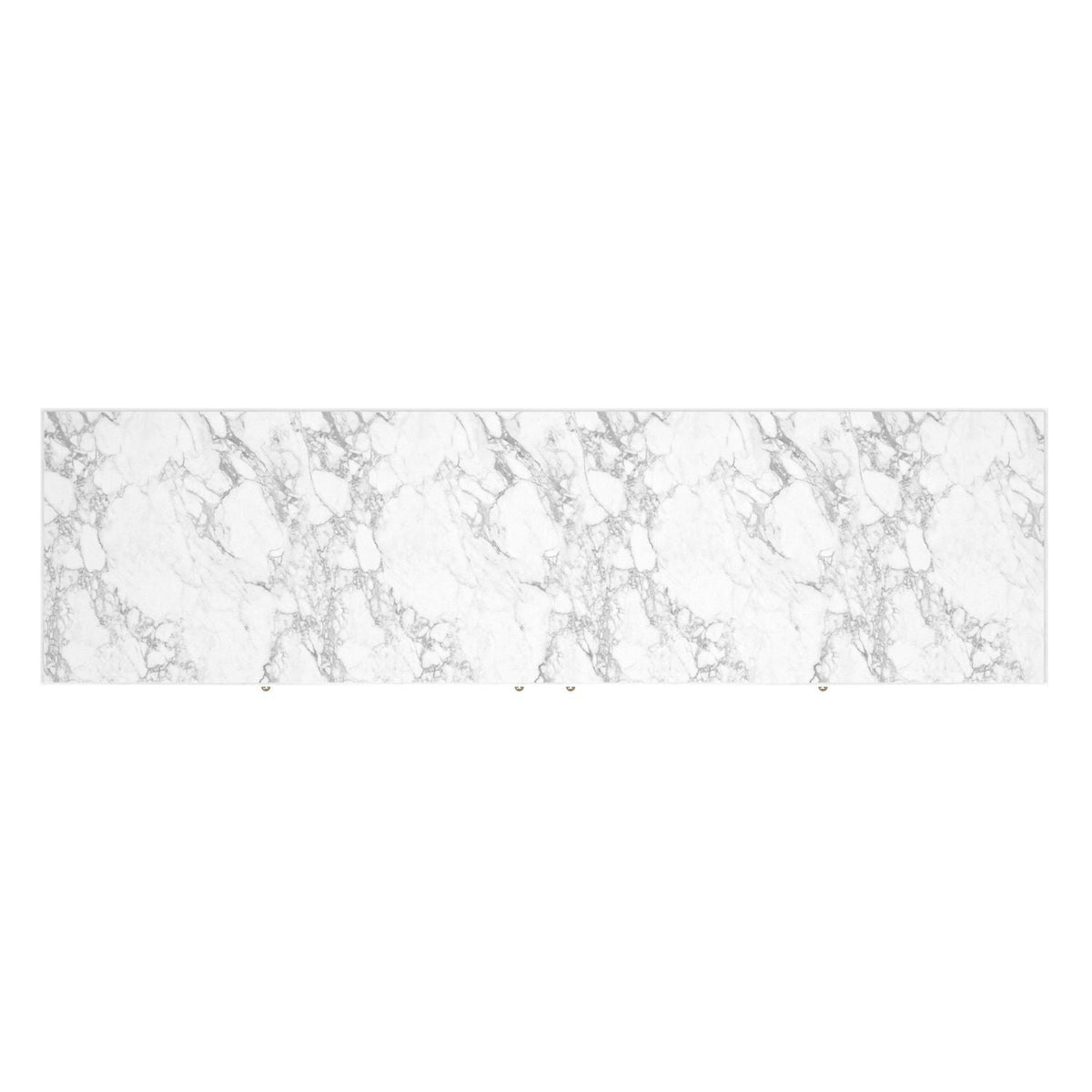 Eave II Sideboard with Stone Top-Uplifting White