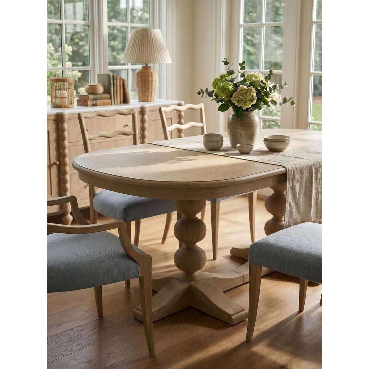 Haven Ladderback Arm Chair - Sun Oak