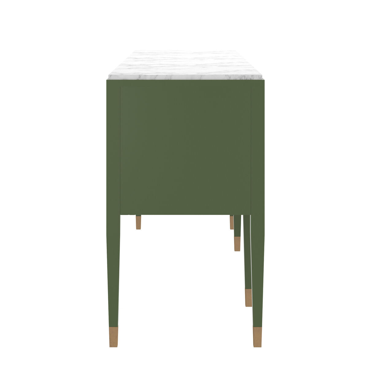 Eave II Sideboard with Stone Top-Darkened Sage