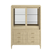 Eave II China Cabinet - Sundrenched Oak