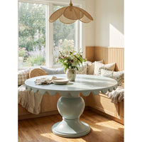 Haven Round Dining Table - Celadon