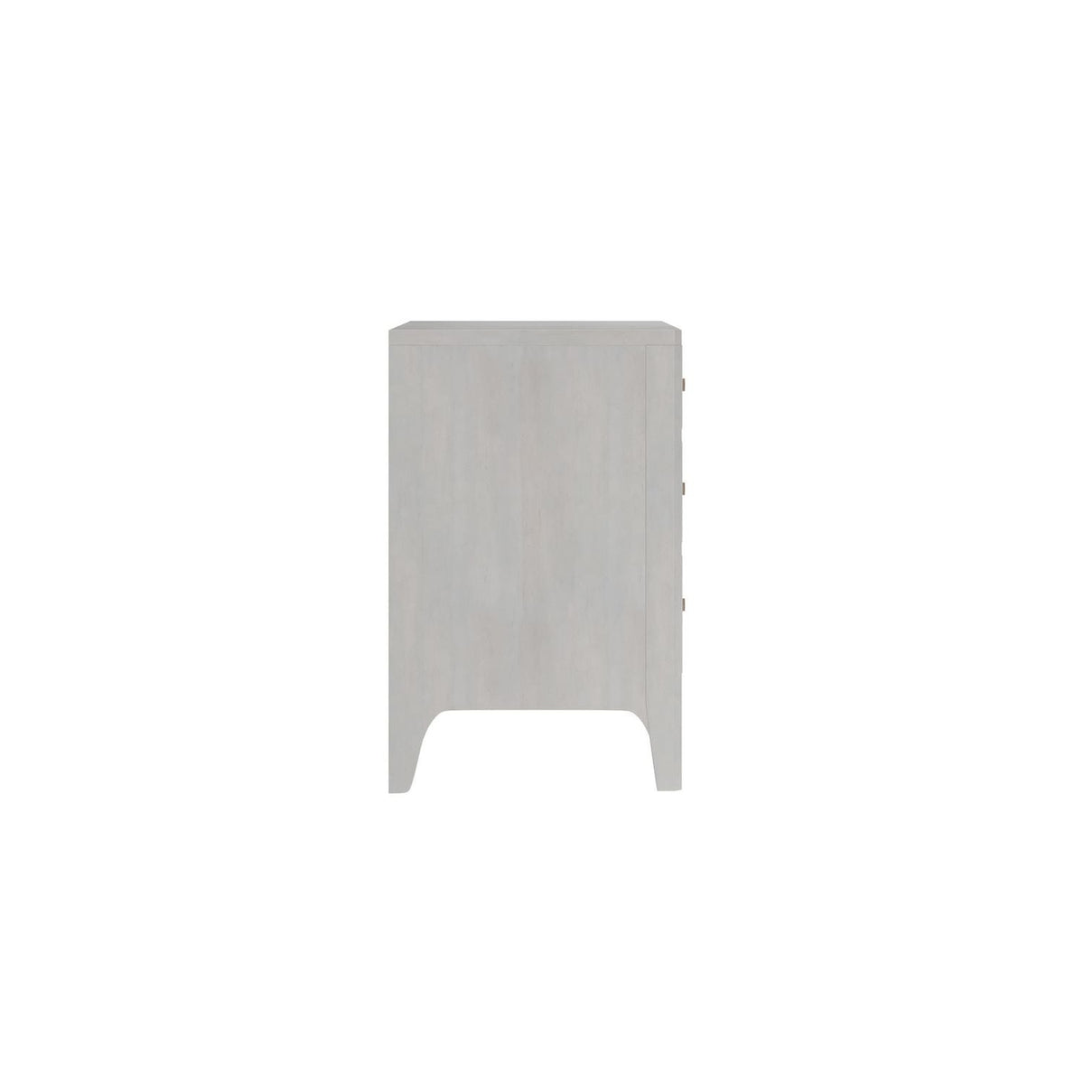 Mezzanine 3 Drawer Nightstand - Dove Grey