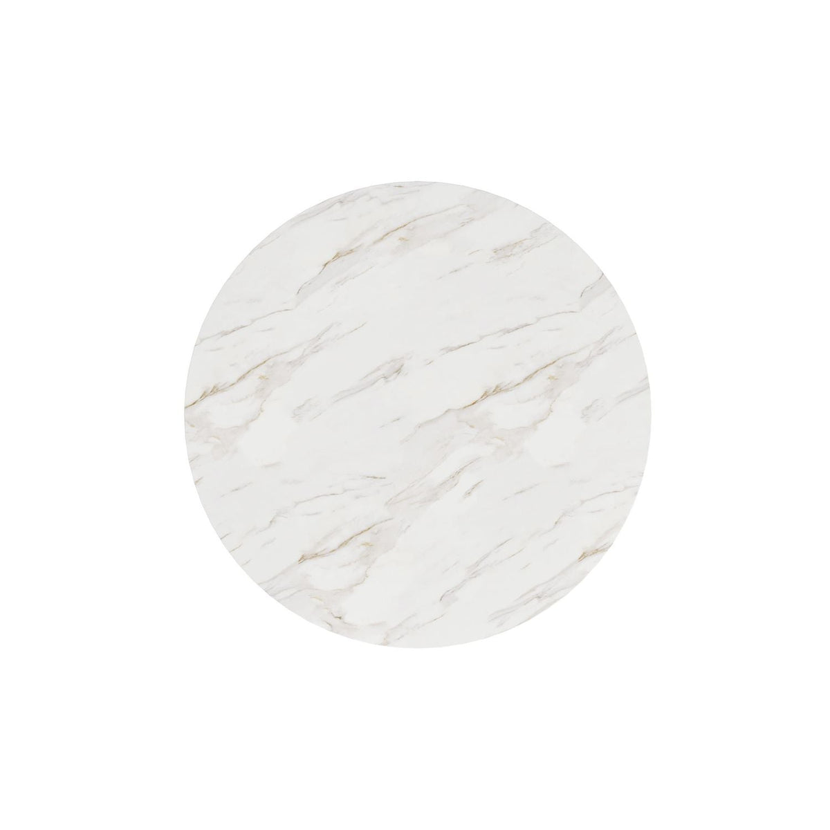 Verge Spot Table - White, Bronze Metallic