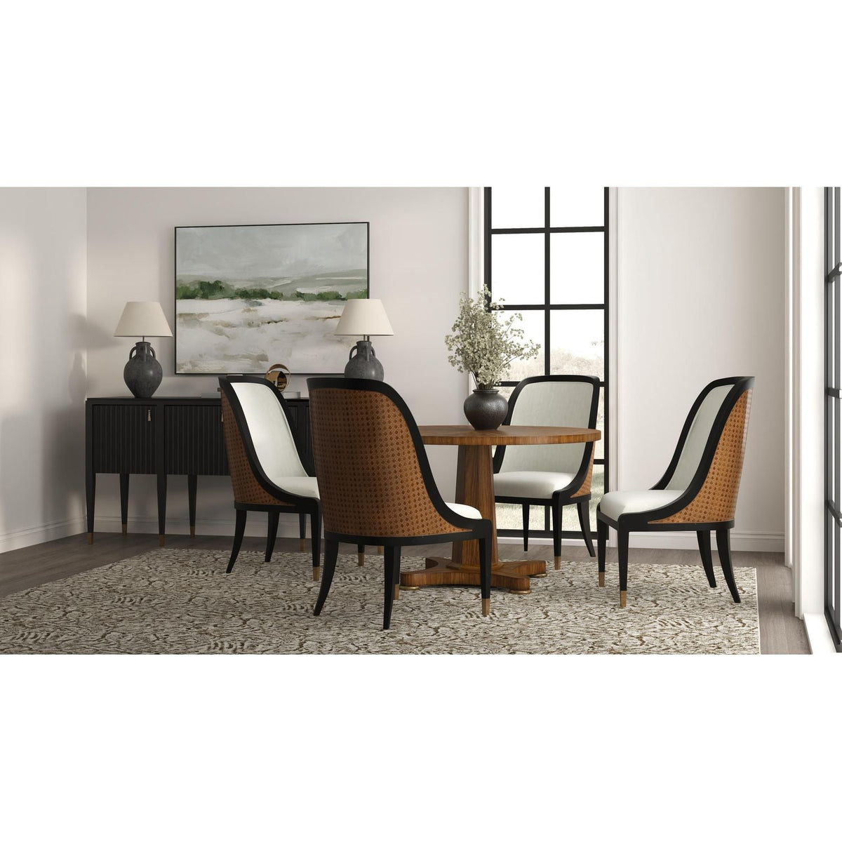 Eave Round Dining Table - Hazelnut