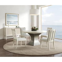 Cotiere Round Dining Table - Linen