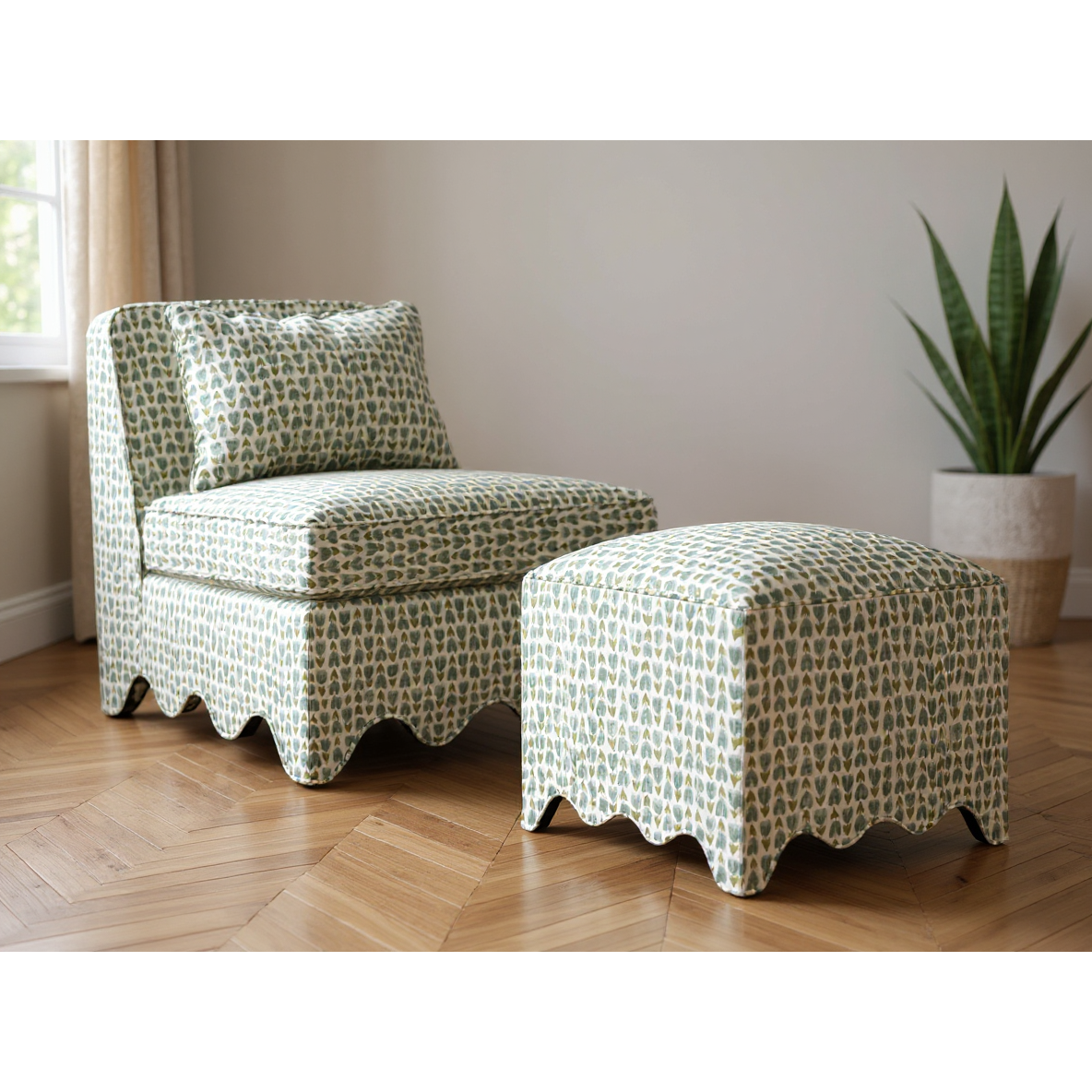 Lowry Accent Chair-Herbal