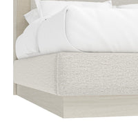 Cotiere King Upholstered Panel Bed - Linen