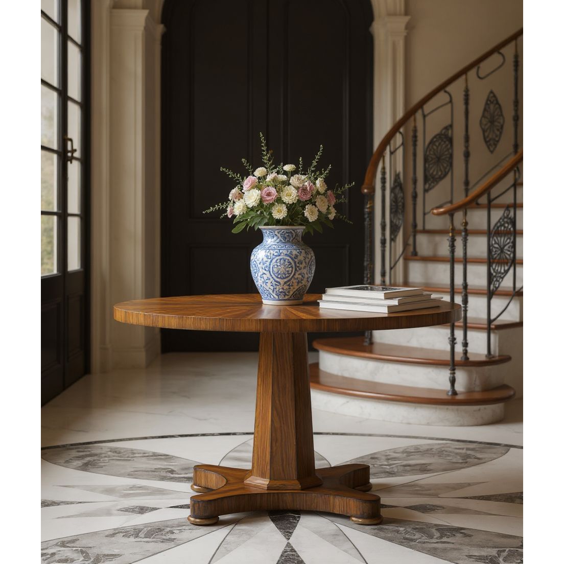 Eave Round Dining Table - Hazelnut